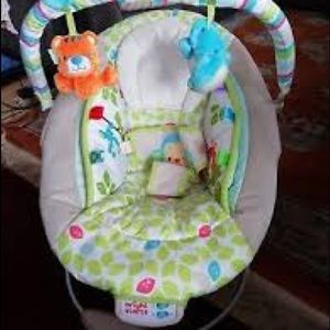 merry monkeys cradling bouncer